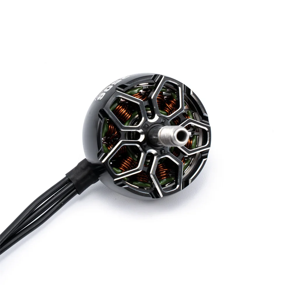 IFlight-Motor sin escobillas XING2 2506 1500KV 1850KV 6S, eje de aleación de titanio de 5mm, color negro, para Dron FPV Freestyle de 6 pulgadas