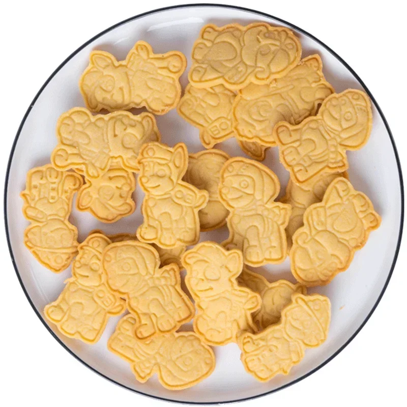 Herramientas para pasteles de la patrulla canina, figura de Anime, Chase Skye, molde para galletas, glaseado, galletas, molde de prensa, cortador, herramientas de plástico para hornear DIY