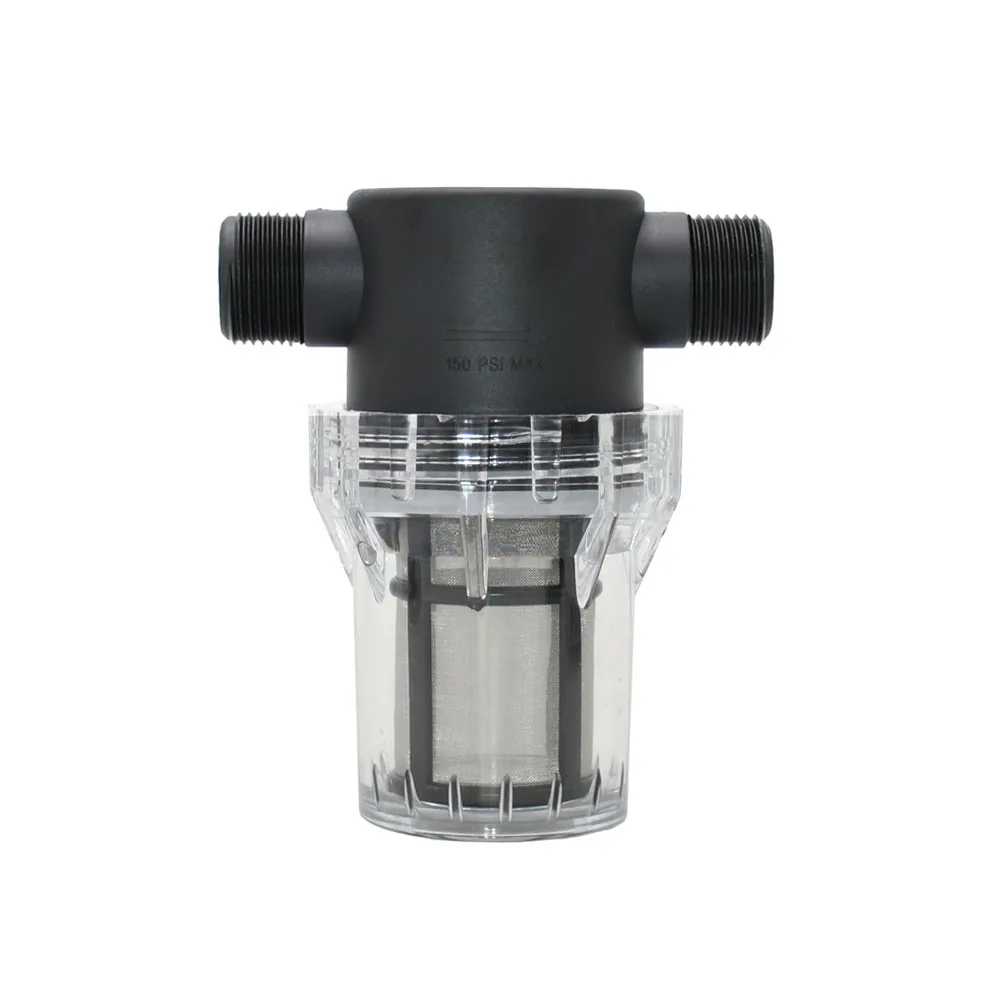 Filtro de riego de 1/2 3/4 y 1 pulgada para adaptador de grifo de tanque IBC, junta de barril de S60 toneladas, bomba de acuario para riego de jardín, colador de pistola de agua