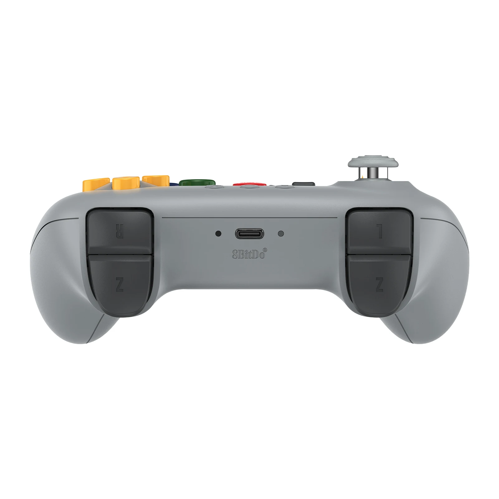 Control Inalámbrico 8BitDo N64 2.4G para Consola N64 Original, Analógico 3D y Windows (Gris), Joystick con Efecto Hall