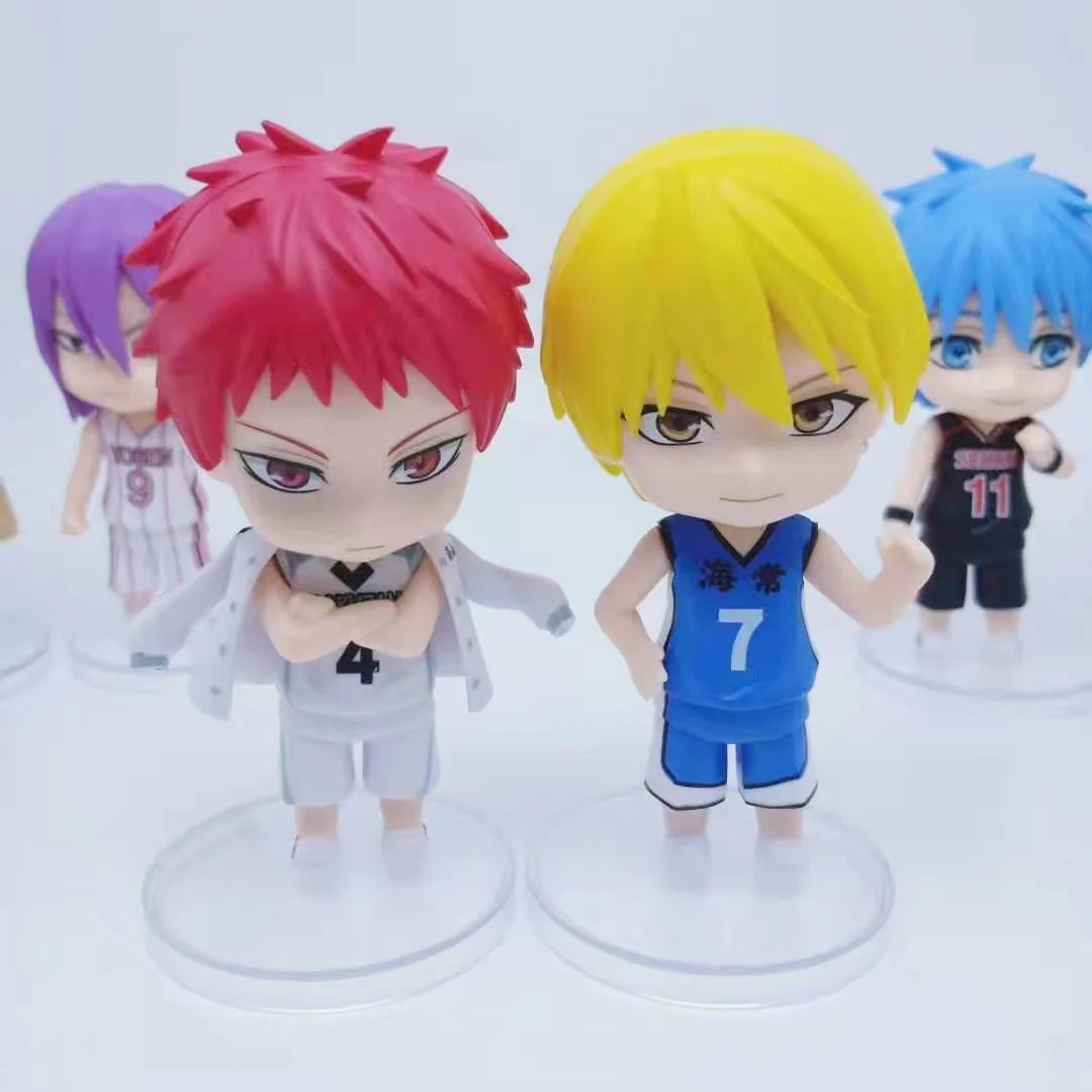 Figuras de acción de baloncesto de Kuroko, estatua de Kuroko Tetsuya Kagami Taiga, modelo de PVC, colección de equipo de baloncesto, juguete para niños, 1 Buah