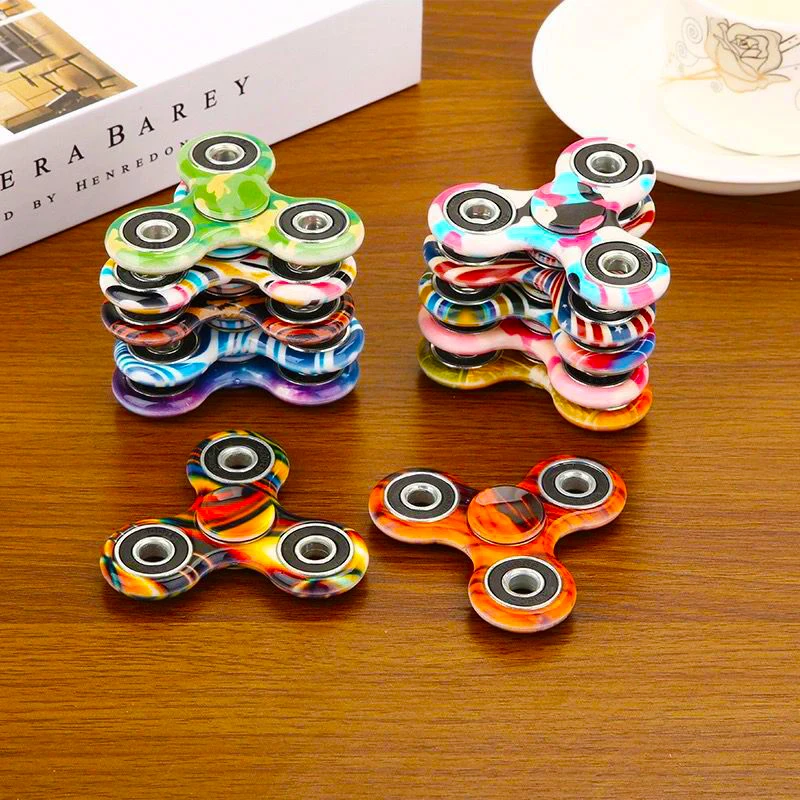 Spinner de mano colorido EDC Fidget Spinner Rainbow Spiner juguete antiansiedad para Spinners Focus alivia el estrés TDAH Finger Spinner