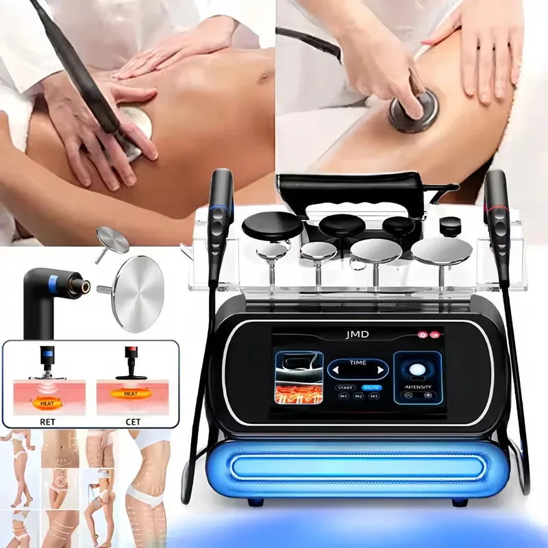 Máquina de Terapia Tecar RF 3 en 1 de 448KHZ, RET CET, Diatermia, Adelgazamiento Corporal, Alivio del Dolor, Reafirmación de la Piel, INDIBA Deep Care 2025