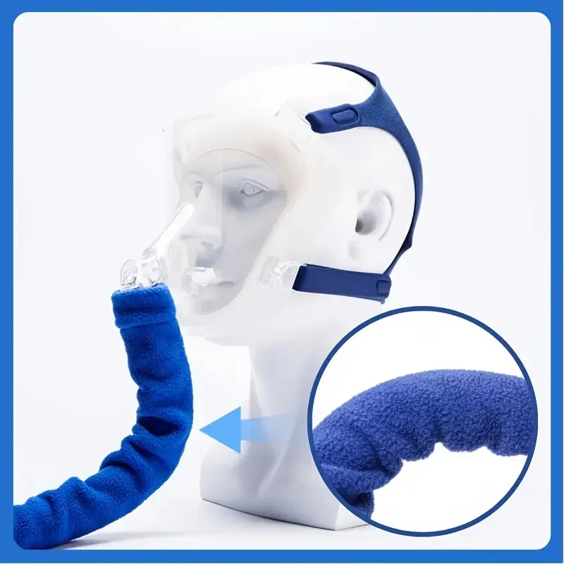 Funda protectora para tubo de CPAP de 1,8 m, cubierta con cremallera para tubos de CPAP, protector de tubería, accesorio para CPAP, previene el ruido y la condensación.