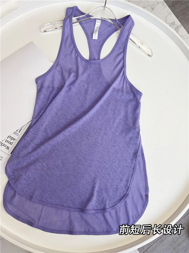 Chaleco deportivo suave de secado rápido para exteriores, camiseta sin mangas para Yoga, gimnasio, entrenamiento, Top para correr, Fitness, Halter para mujer