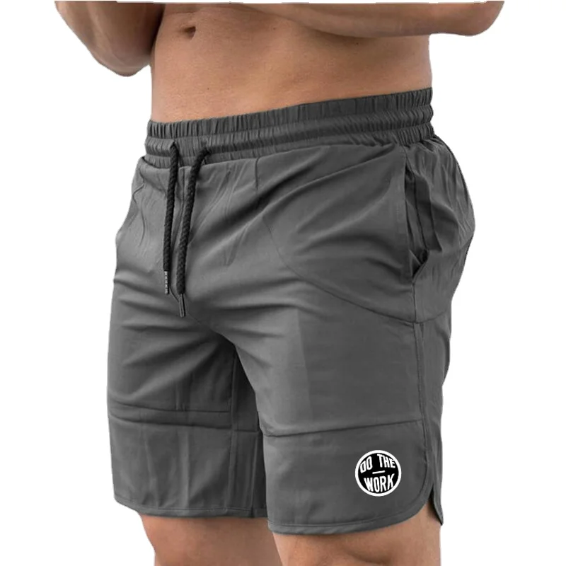 Pantalones cortos deportivos multifuncionales para correr, entrenamiento físico, pantalones hasta la rodilla con bola de secado rápido para hombre, ropa deportiva para correr al aire libre