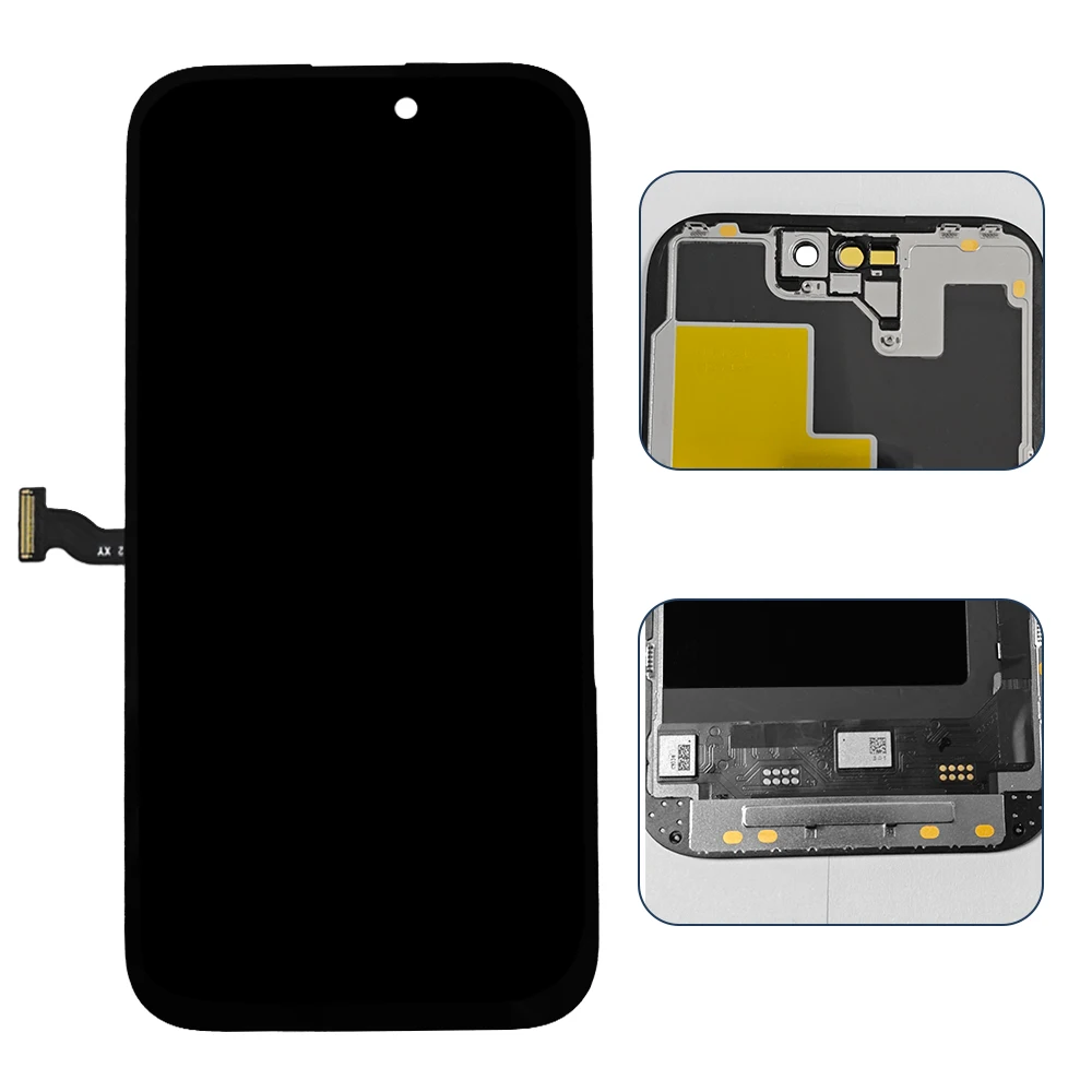 Pantalla OLED para iPhone 14 Pro, conjunto de digitalizador táctil LCD con función táctil 3D para reemplazo de pantalla LCD del iPhone 14 Pro
