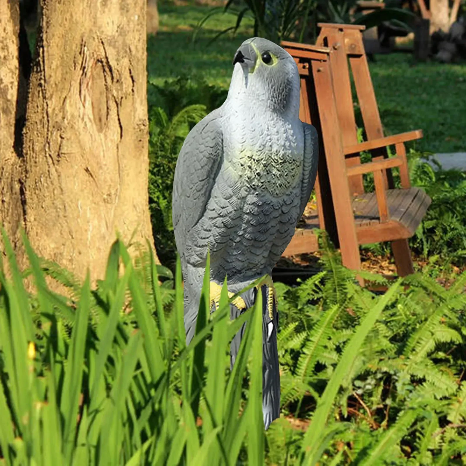 Estatua de águila de simulación, adornos para el salón, decoración del hogar, artesanías artificiales, escultura de jardín, decoración de Patio, porche y Patio