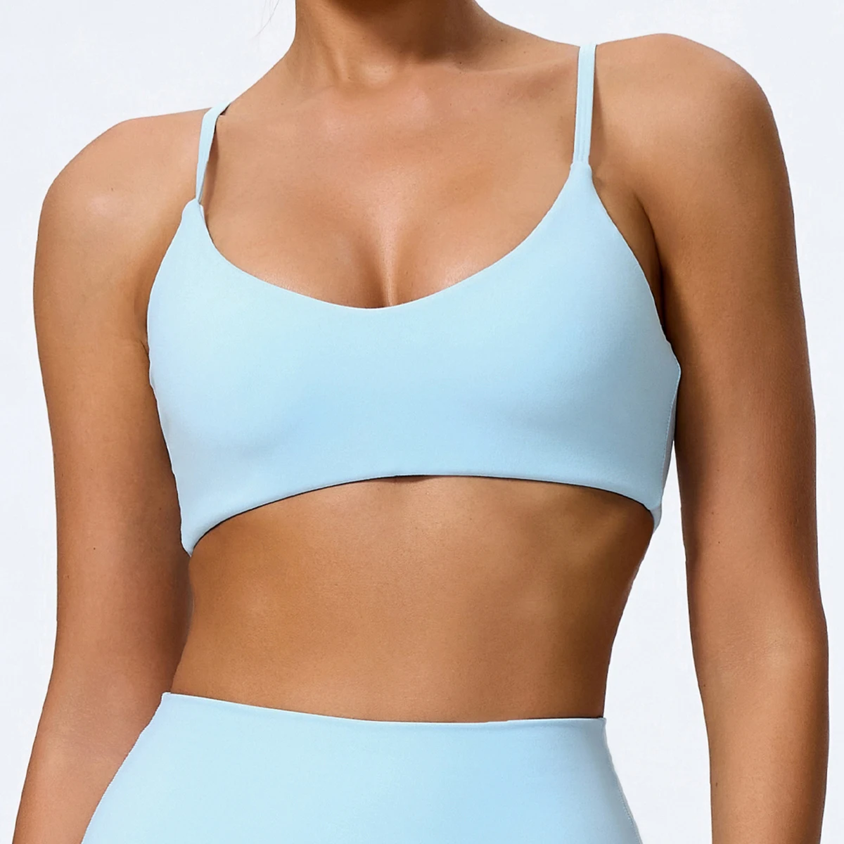 Hearuisavy - Sujetador Deportivo Super Suave de Secado Rápido para Mujer, Transpirable, para Gimnasio, Entrenamiento, Fitness, Ropa Interior Deportiva, Top para Correr, Yoga
