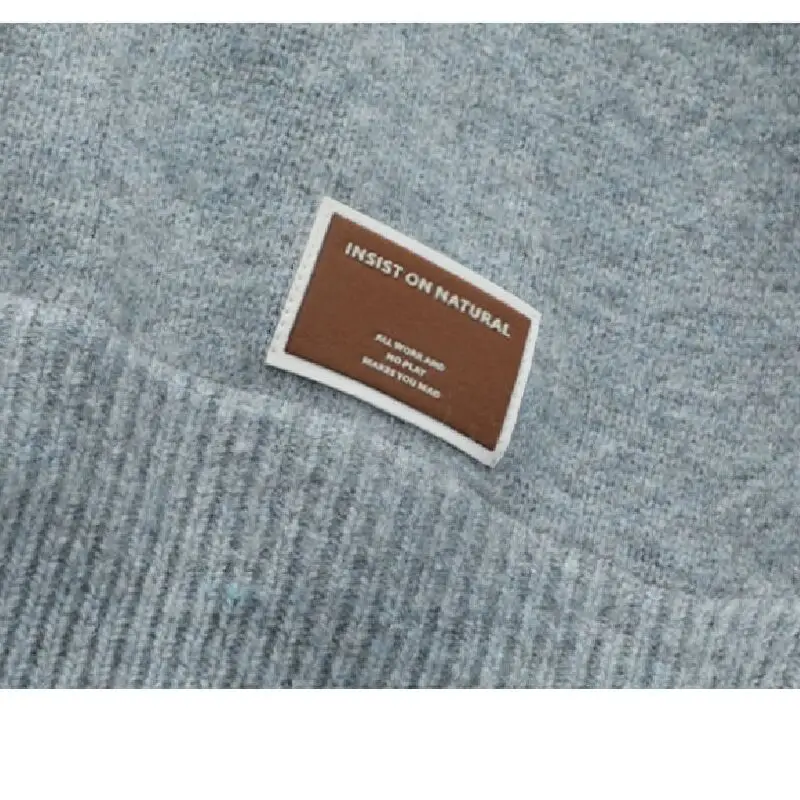 Jersey falso de dos piezas para hombre, cárdigan con cuello redondo, ropa de manga larga, suéter de punto informal juvenil cómodo y térmico