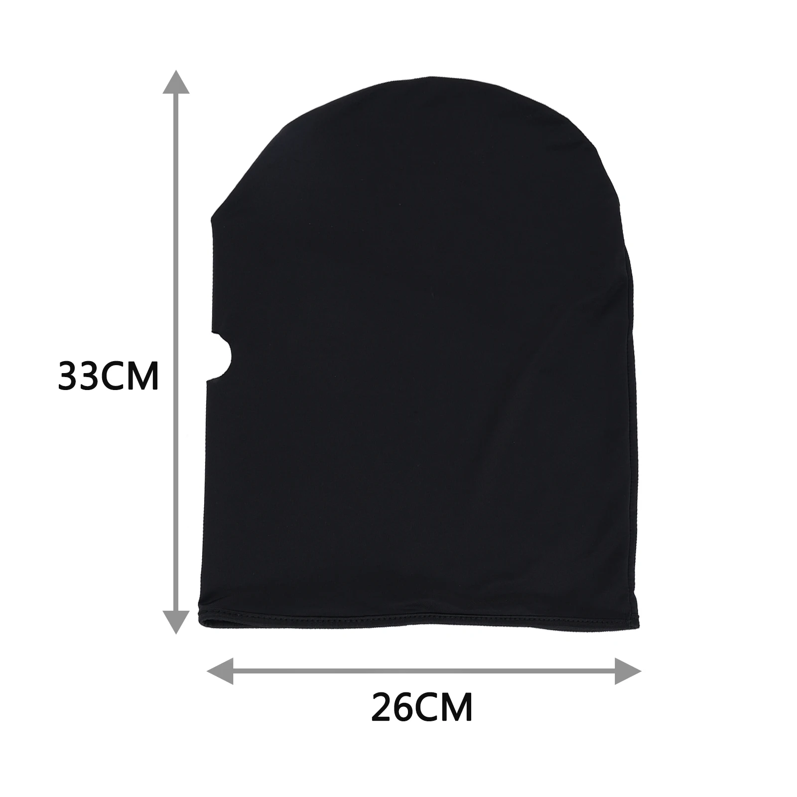 Máscara Balaclava de un solo orificio ultrafina, cubrecabezas de seda helada para cosplay, fiestas y Halloween, con cubierta para cabeza y ojos.