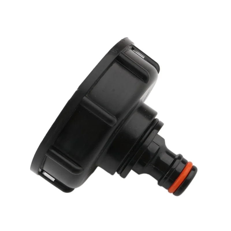 Adaptador de tanque IBC de 1/2 "y 3/4", conector de agua para jardín, piezas de ajuste de válvula de repuesto de rosca gruesa de 60mm