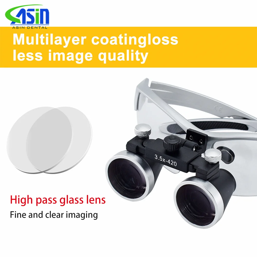 Lupa Dental Binocular de aumento de 3.5X/2.5X, lupa quirúrgica para cirugía, lupas para operación médica