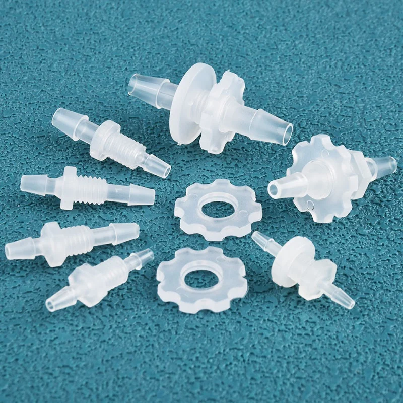 Conectores directos Pagoda para tanque de Acuario, adaptador de bomba de aire, sistema de riego de jardín, juntas de manguera, tamaño Mini 1.6-M6-100 PP, 5 ~ 1,6 piezas