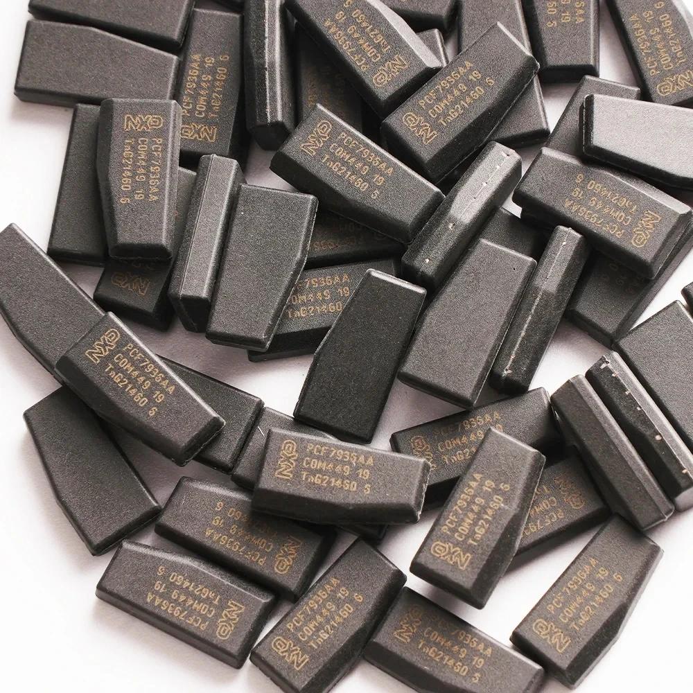 10 unids/lote Original PCF7936AA ID46 Chip transpondedor T19 7936AA desbloqueo ID 46 PCF7936 (actualización de PCF7936AS) Chip automático de carbono en blanco