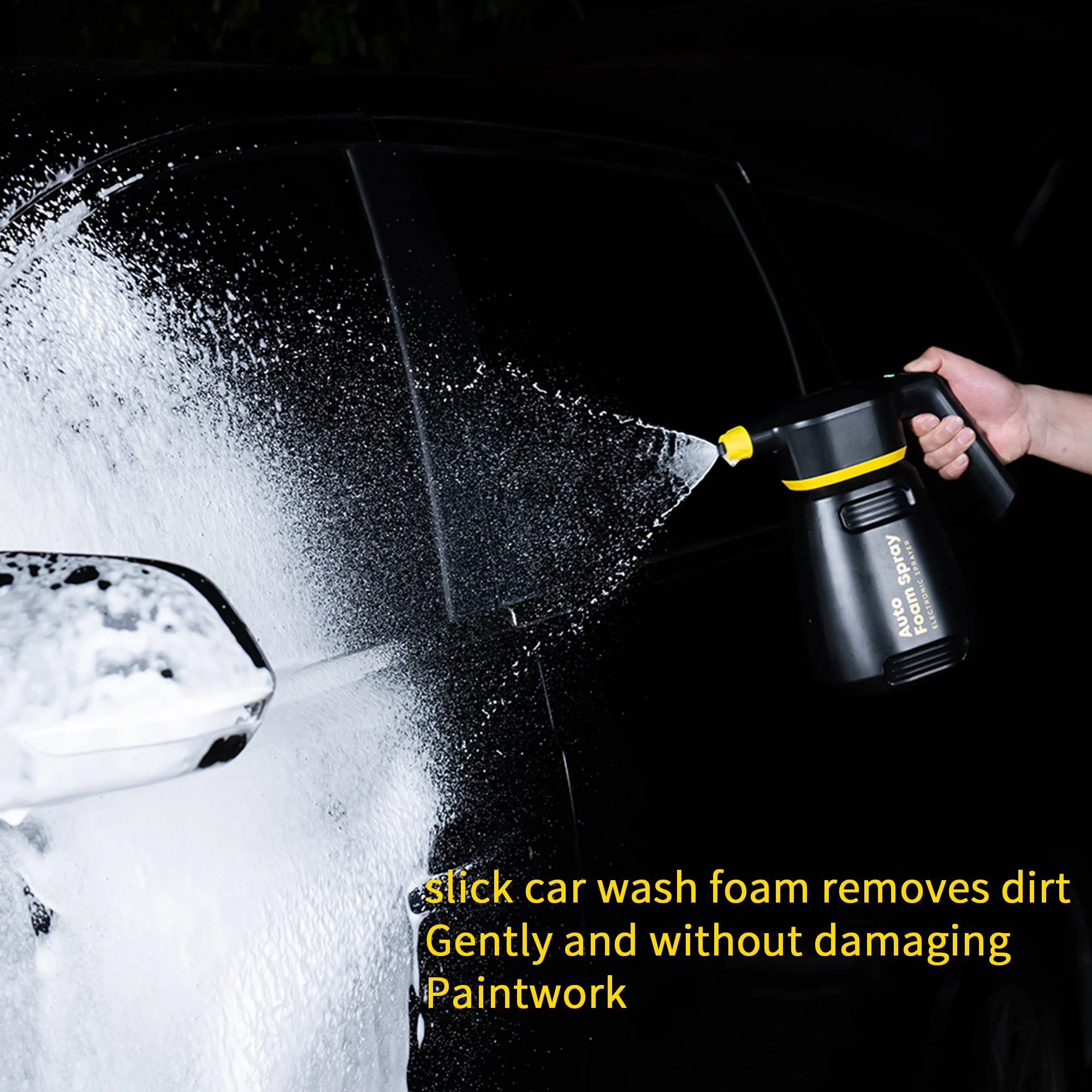 Pulverizador de espuma eléctrico para lavado de coches, cañón de nieve para limpieza de motocicletas, pistola de agua de alta presión, generador, lanza Manual Wap