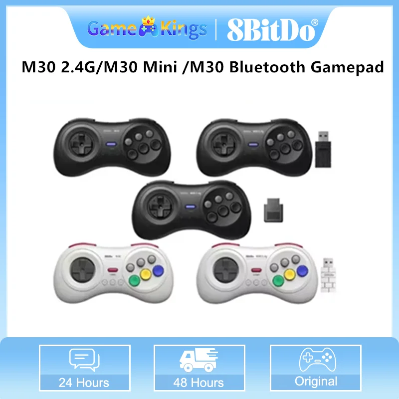8Bitdo M30 2,4G/M30 Mini /M30 Bluetooth Gamepad para Nintendo Swtich controlador inalámbrico para SEGA Genesis para Sega Genesis Mini