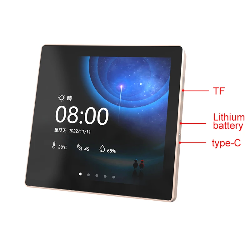 ESP32-S3 Arduino LVGL WIFI y Placa de desarrollo Bluetooth 4,0 "480*480 pantalla inteligente módulo TFT LCD de 4,0 pulgadas táctil capacitivo