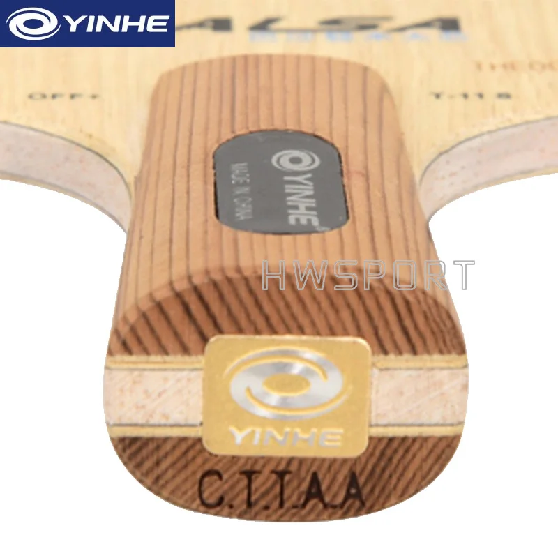 Hoja de tenis de mesa YINHE T11S, hoja de Ping Pong súper ligera, 5 madera, 2 carbono, ofensivo, 72g