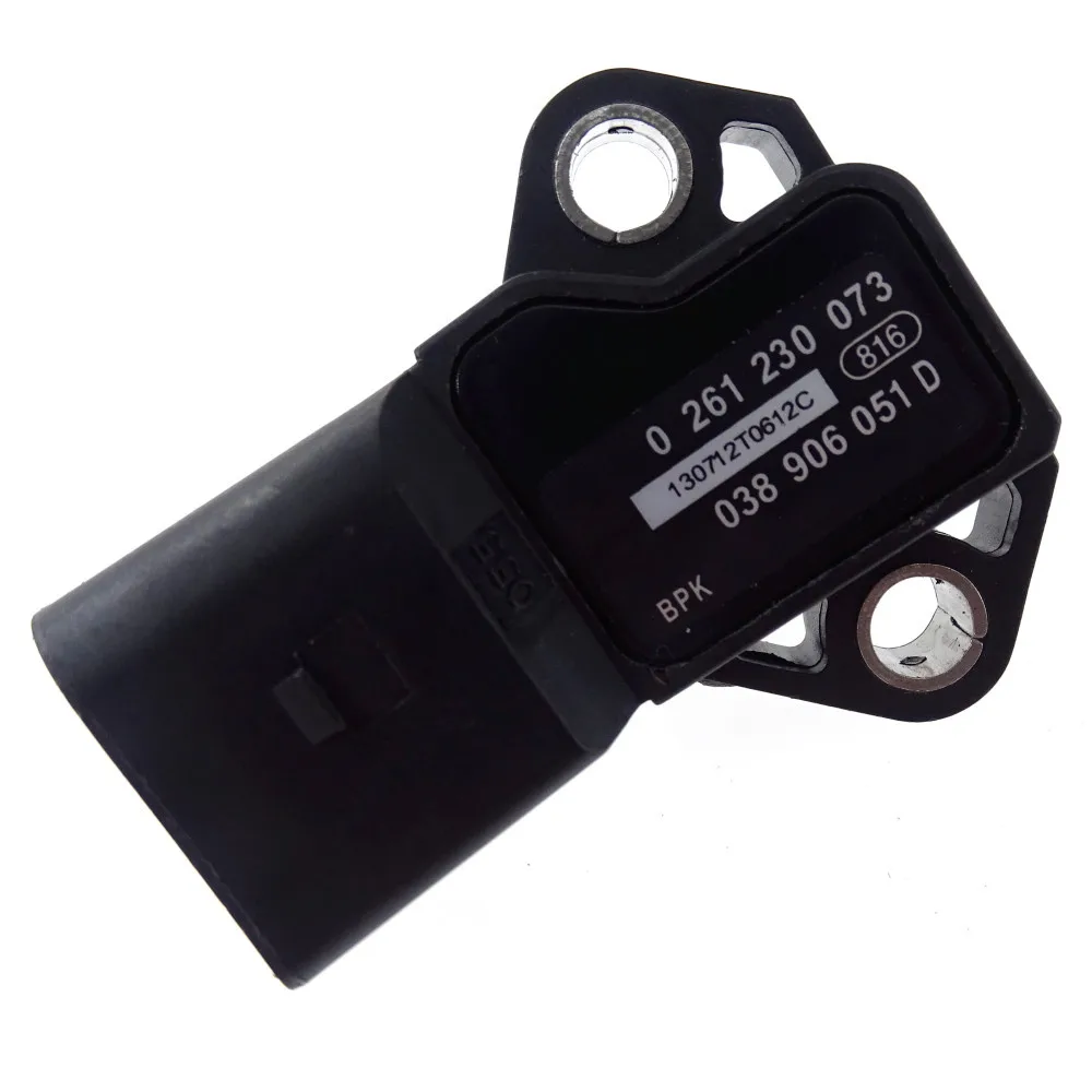 Sensor de presión MAP 038906051 D para VW Jetta Golf MK5 MK6 Passat Audi A3 A4 A6 S3 TT Skoda Seat 038 906 051D 0261230073