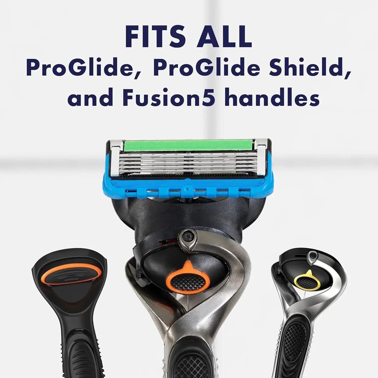 Cuchilla de fusión Gillette para maquinilla de afeitar Gillette Fusion Proglide Proshield, recambios de maquinilla de afeitar de seguridad, adelgazamiento cómodo, cuidado facial