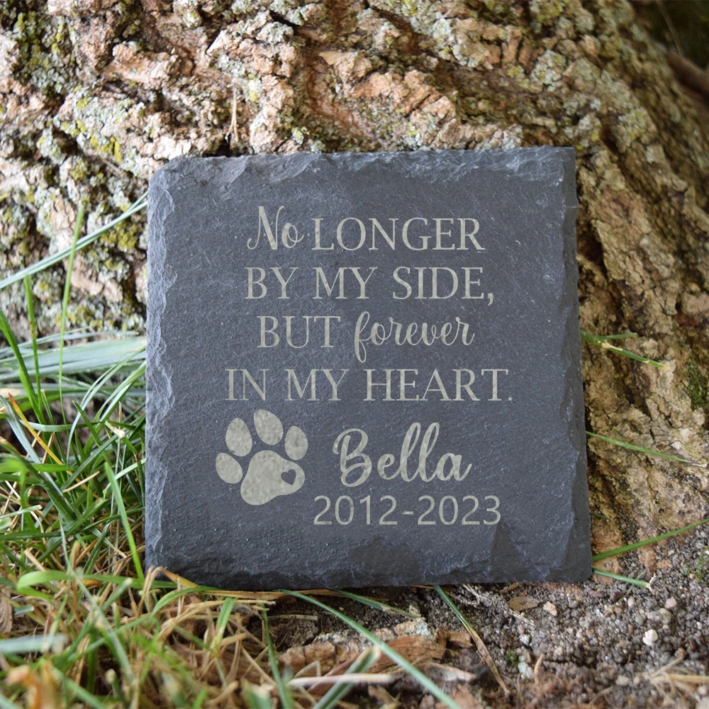 Piedra de jardín conmemorativa para perros, regalo conmemorativo para mascotas, regalos para perdidos, perros, camino de jardín, marcador de tumba para mascotas