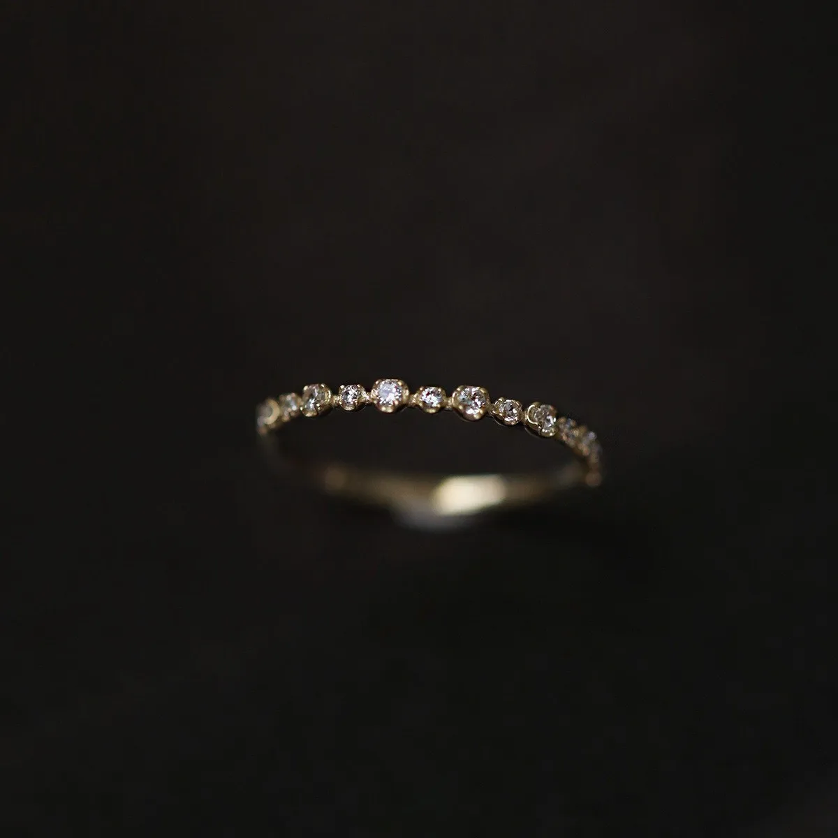 Anillo geométrico de circón brillante de oro de 14K chapado en plata esterlina 925 para mujer, accesorios de joyería para fiesta y boda