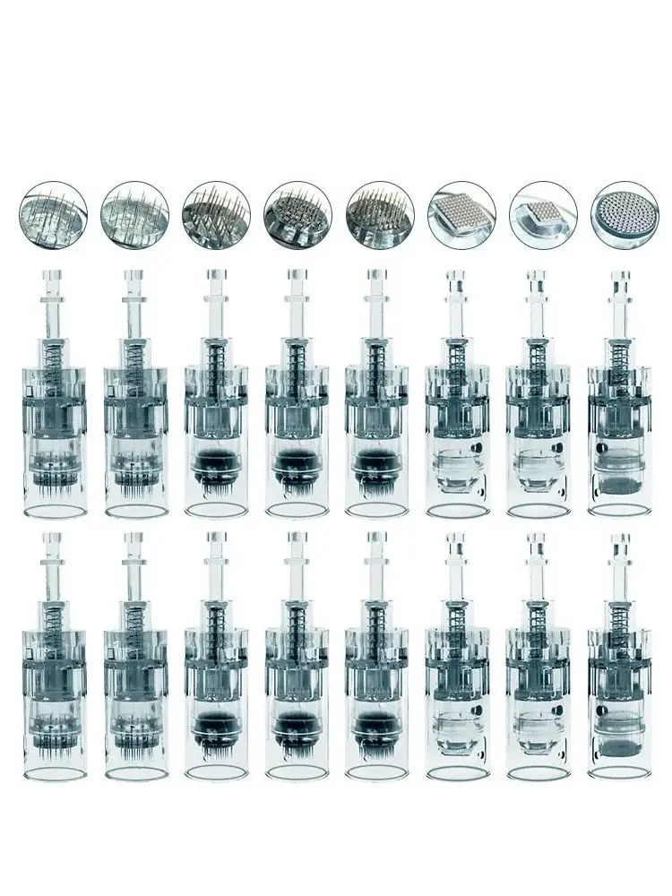 Dermapen Automático Profesional para Microneedling M8, Kit de Microneedling para el Cuidado de la Piel con 12 Puntas de 0.25mm