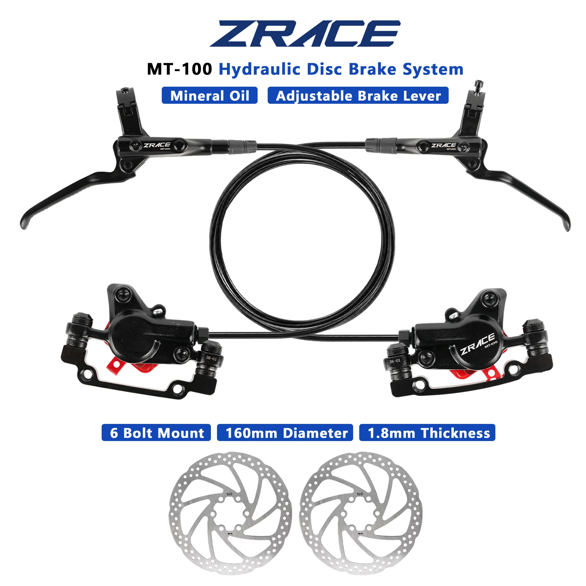 Juego de Frenos de Disco Hidráulicos LTWOO AX MTB, Cambio de 1x12 Velocidades, Desviador Trasero, Juego de Cassette ZRACE, Plato de Cadena Compatible con M6100
