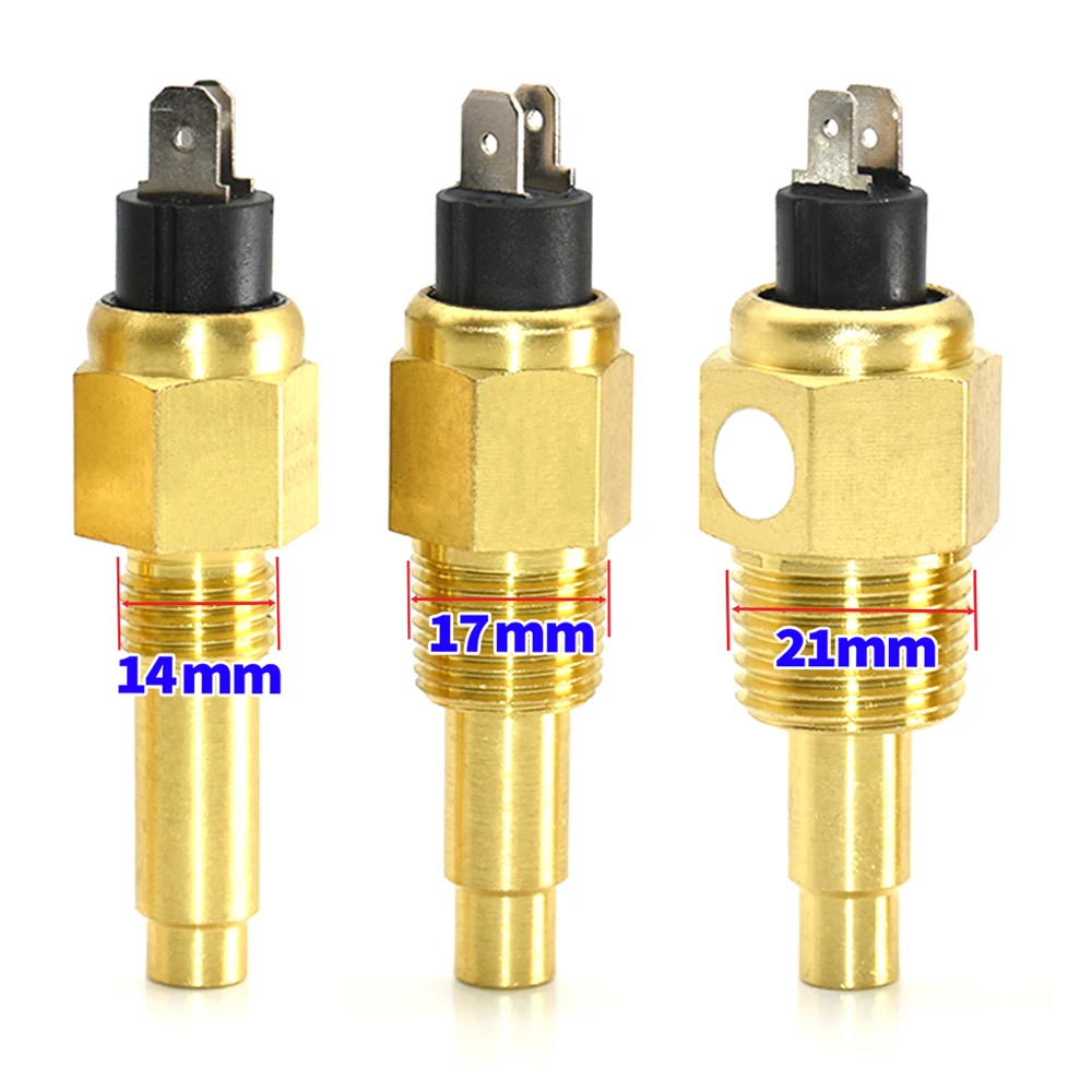 Medidor digital 3 en 1 de 52 mm con alarma 0~120 ℃   Medidor de temperatura del agua + presión de aceite + voltaje con prensa de aceite/Sensor de temperatura del agua personalizado