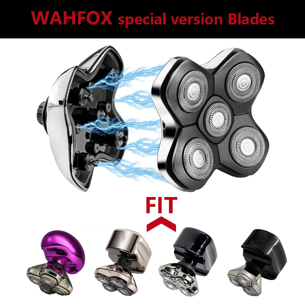 Cabezales de Repuesto WAHFOX para Afeitadora SKULL SHAVER PITBULL