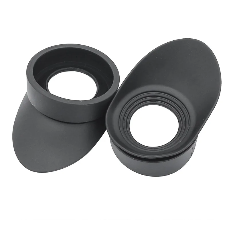 Un Par de Oculares de Goma para Binoculares, Protectores de Ojos, Diámetro Interior de 40 mm, para Oculares de Microscopio y Telescopios