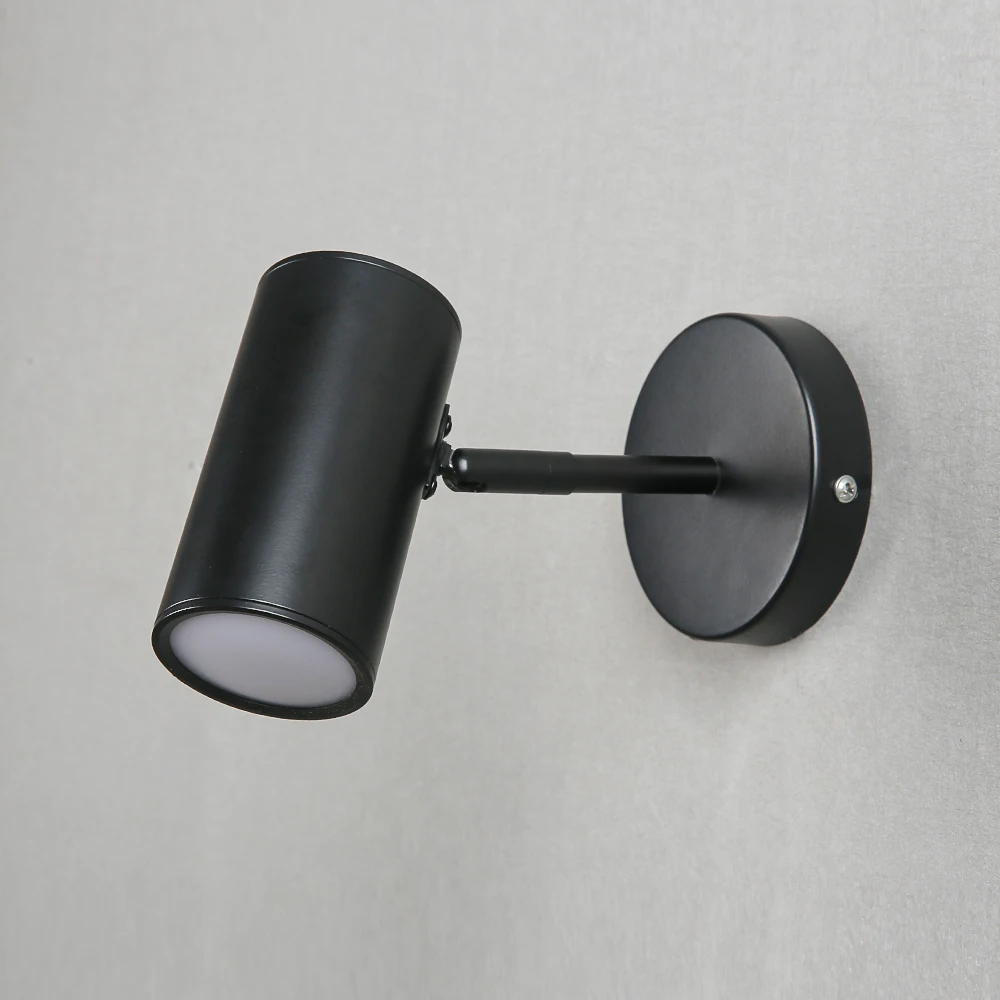 Lámpara de pared moderna nórdica para dormitorio, luces LED de ángulo ajustable, accesorios de iluminación de entrada para sala de estar y escalera