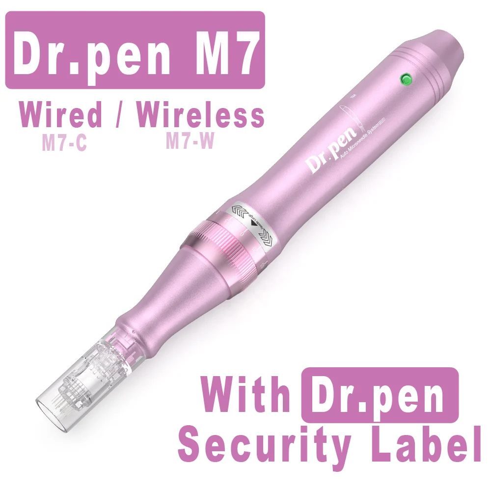 Derma Pen Dr. Pluma M7 Micro aguja inalámbrica/con cable tatuaje PMU dispositivo de belleza Derma sello cara cuidado de la piel ULTIMA-M7 microagujas