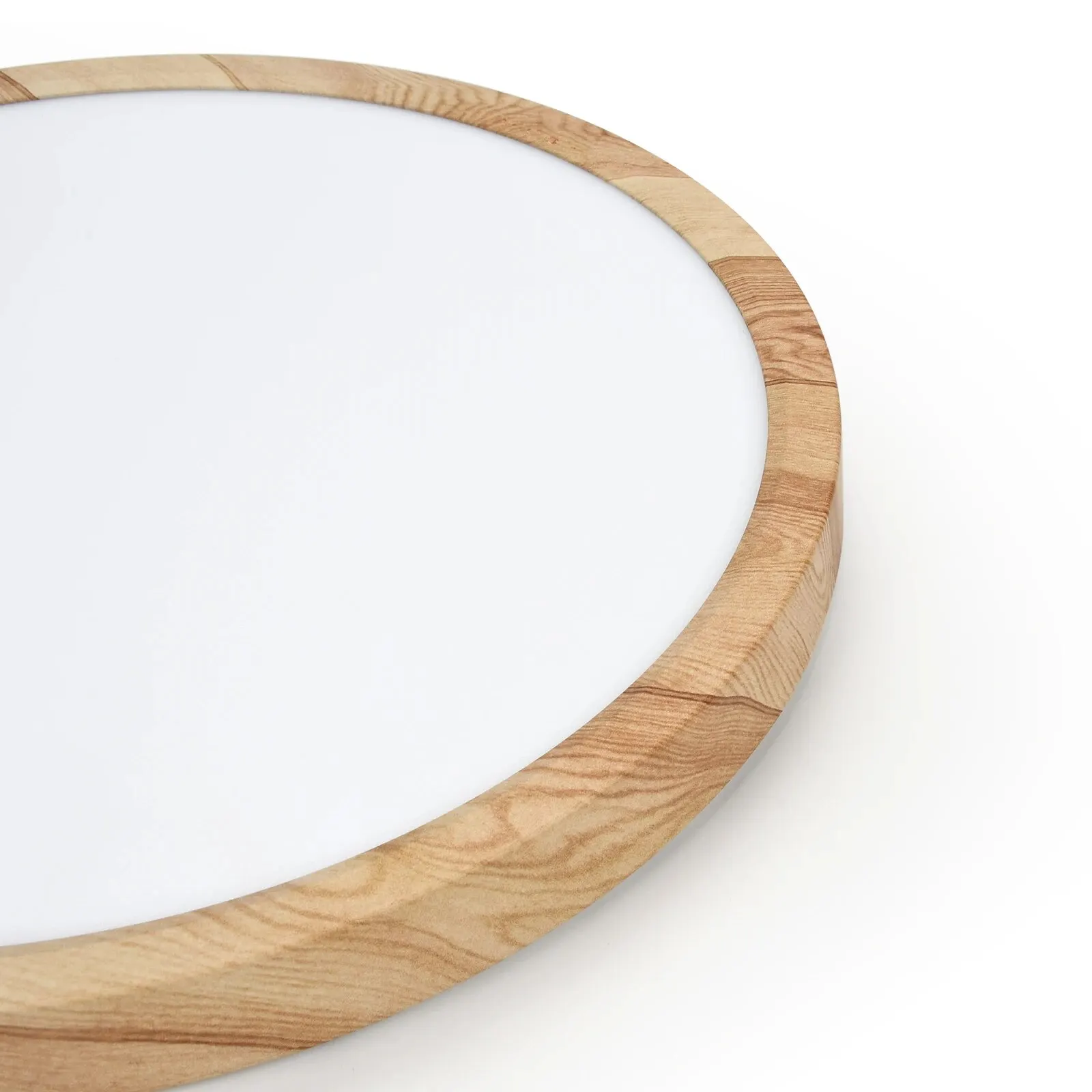 LVL-Luz de techo LED 3 en 1, grano de madera y blanco, colores de iluminación, iluminación para el hogar, cocina, dormitorio, baño, lámpara de techo empotrada redonda
