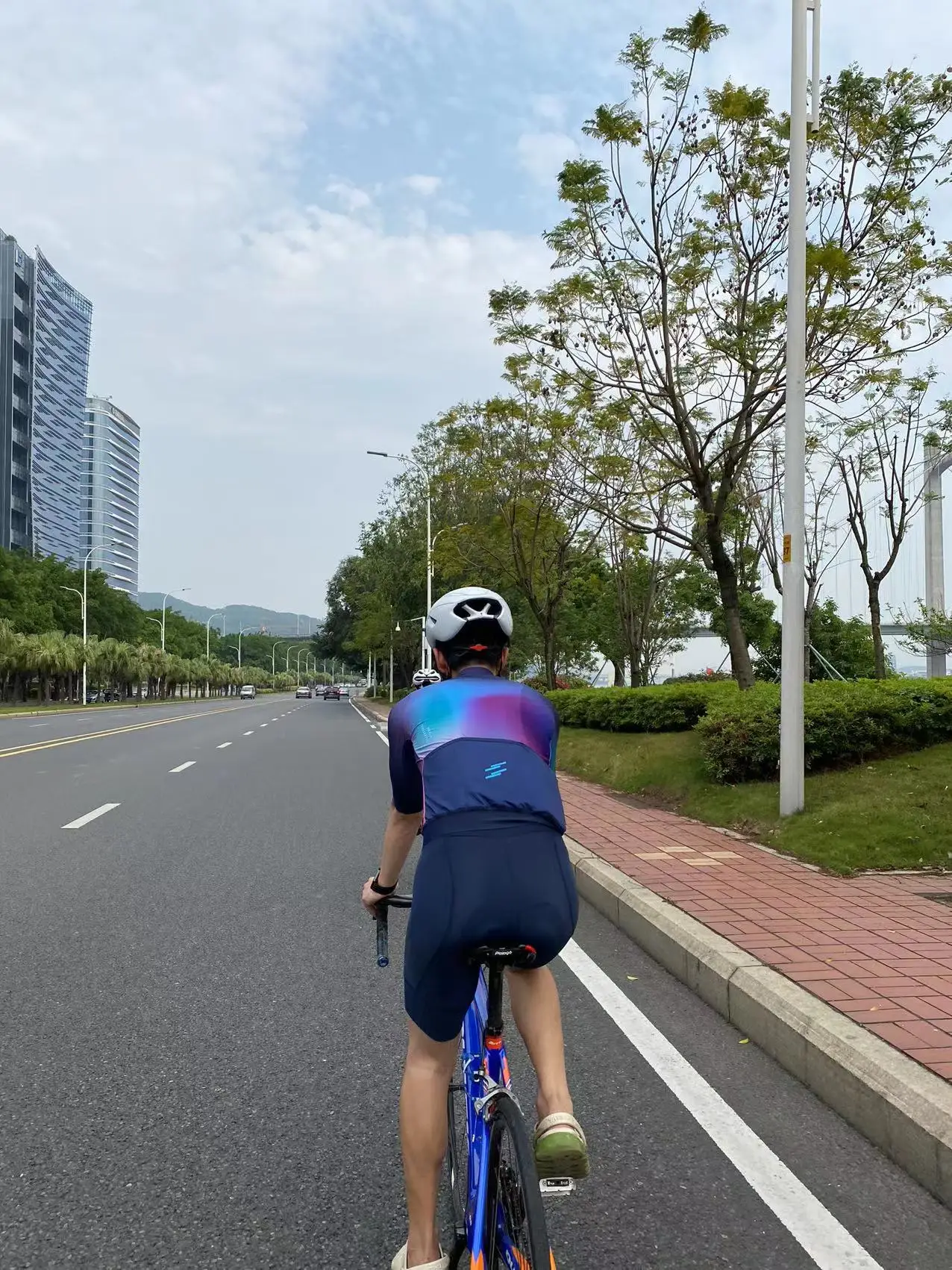 SPEXCEL-Jersey de Ciclismo de manga corta para hombre y mujer, tejido ligero, color morado, Aero Race Fit Colourburn vision 2022, 2,0