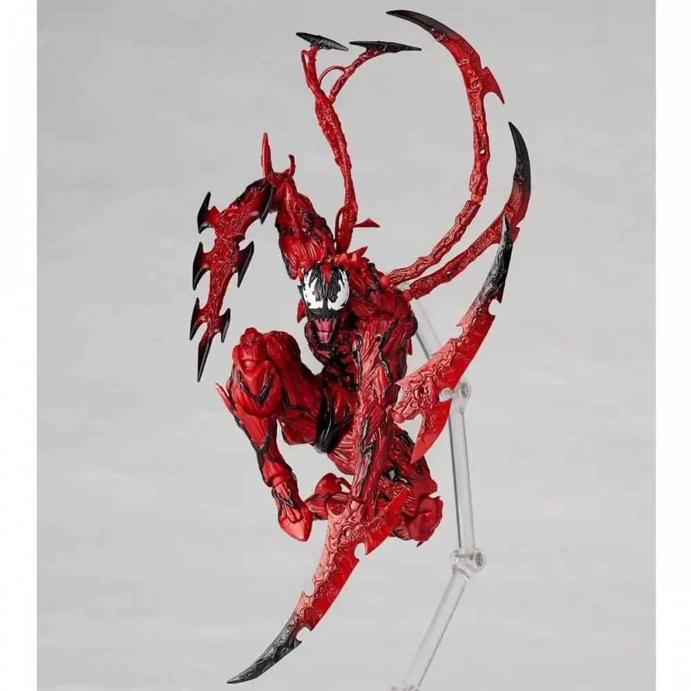 Figura de acción de Spider-Man Carnage Venom de YAMAGUCHI, de la colección Marvel Legends, con articulaciones móviles, rostro intercambiable, estatua, modelo, juguete, regalo.