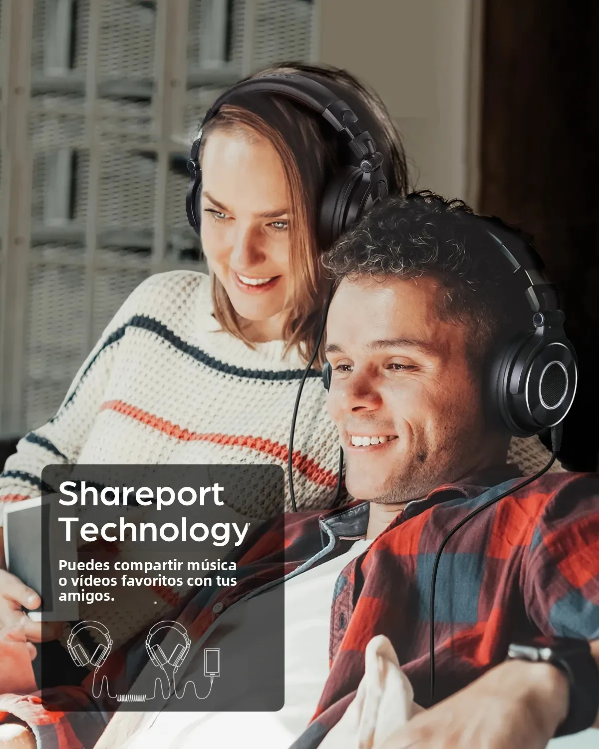 Oneodio Monitor 60 auriculares HiFi con cable auriculares profesionales de estudio DJ auriculares estéreo sobre la oreja con micrófono de Audio de alta resolución