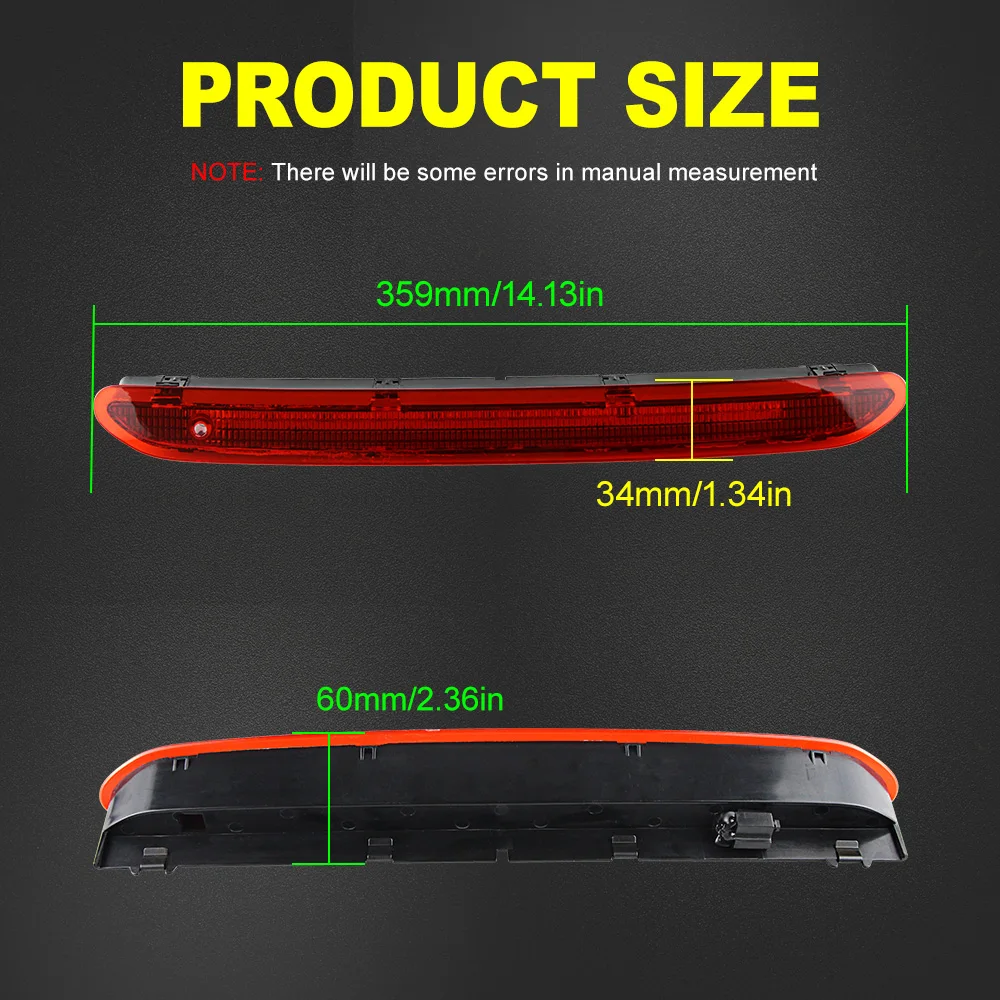 1 Uds. Para Volkswagen Golf 6 Golf 7 Mk6 Polo Hatchback 6R 2011-2017 5K 0945087 B LED Terceras luces de freno traseras Luz de freno trasera CANbus