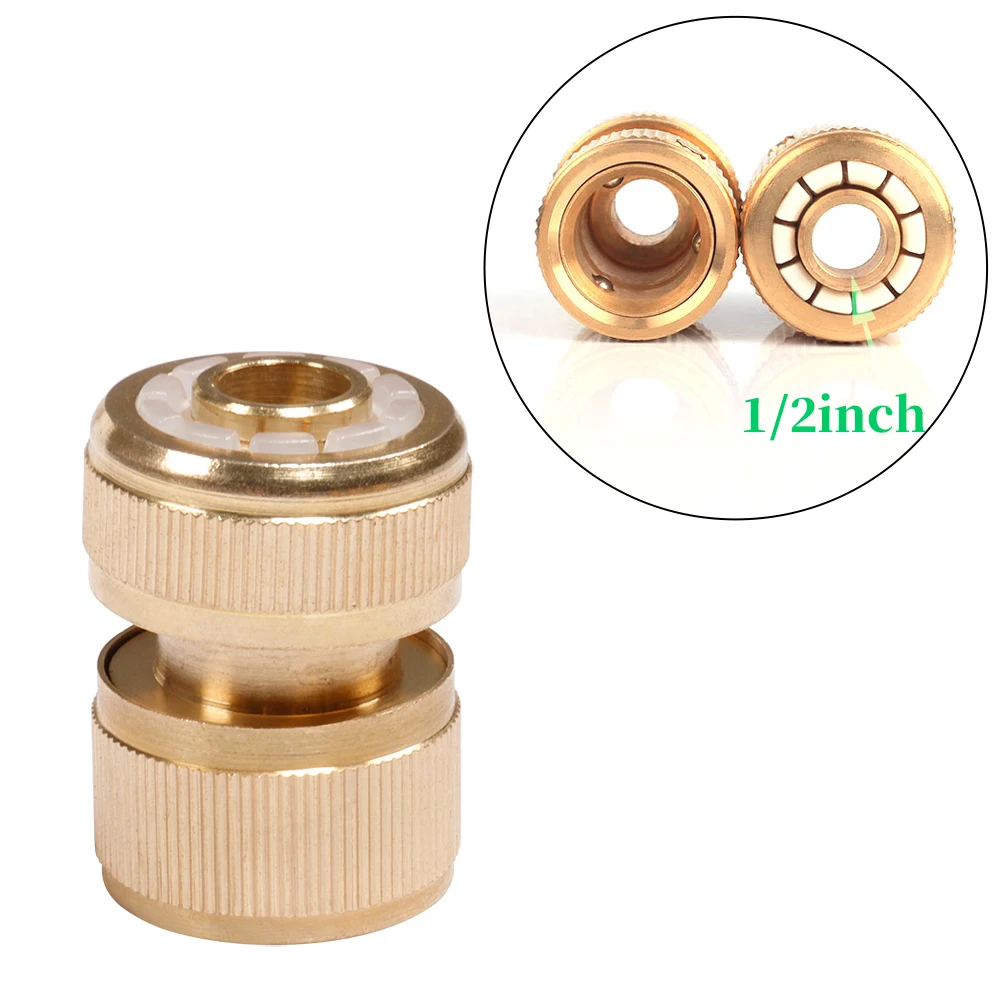 1 Uds 1/2 "3/4" 1 "grifo de rosca de latón conector rápido 16mm 20mm manguera adaptador de ajuste de pistola de agua herramienta de jardín conector de riego