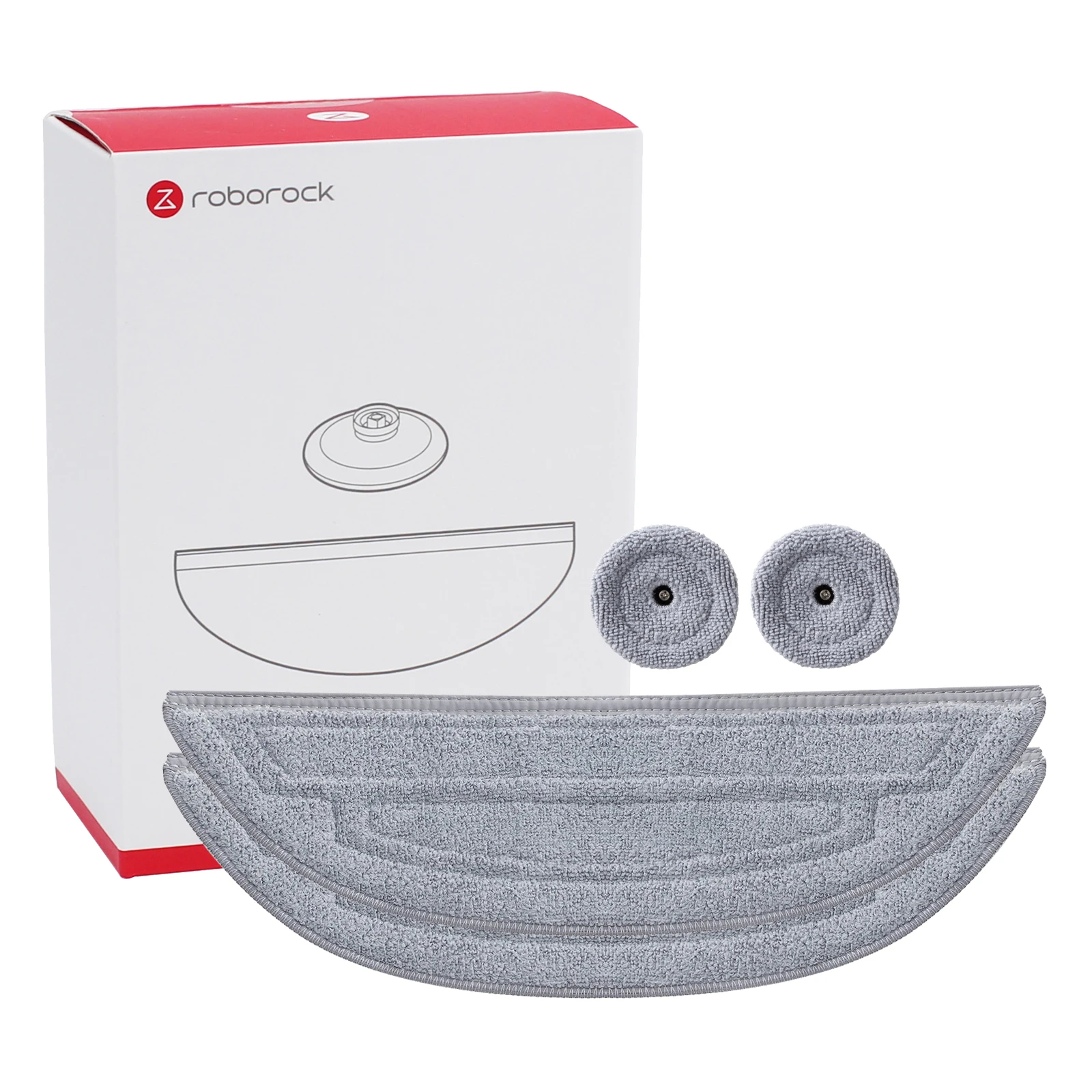 【Original】 Accesorios para el robot aspirador Roborock S8 MaxV Ultra: cepillo de rodillo, filtro, bolsa para el polvo, paño para la mopa, cepillo lateral.