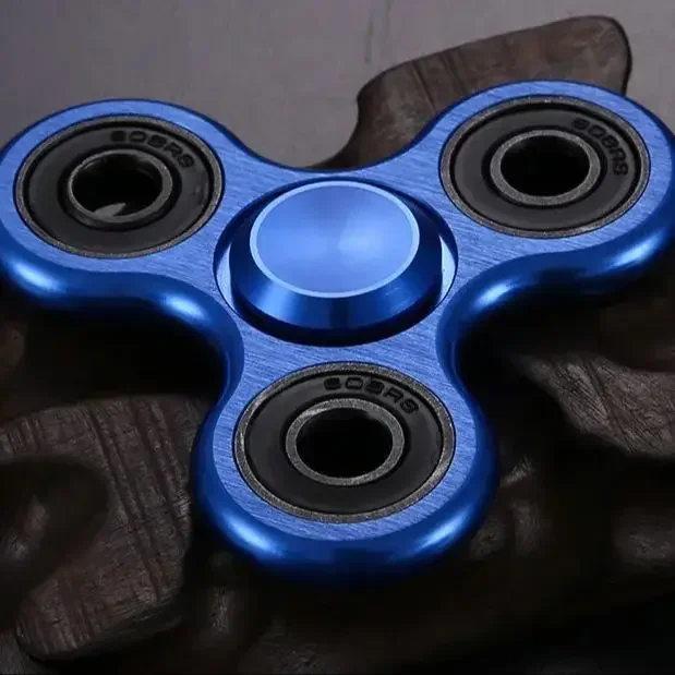 Fidget Finger Spinner, Spinners de mano de Metal de aleación, juguetes de descompresión para aliviar el estrés para niños y adultos, regalos divertidos