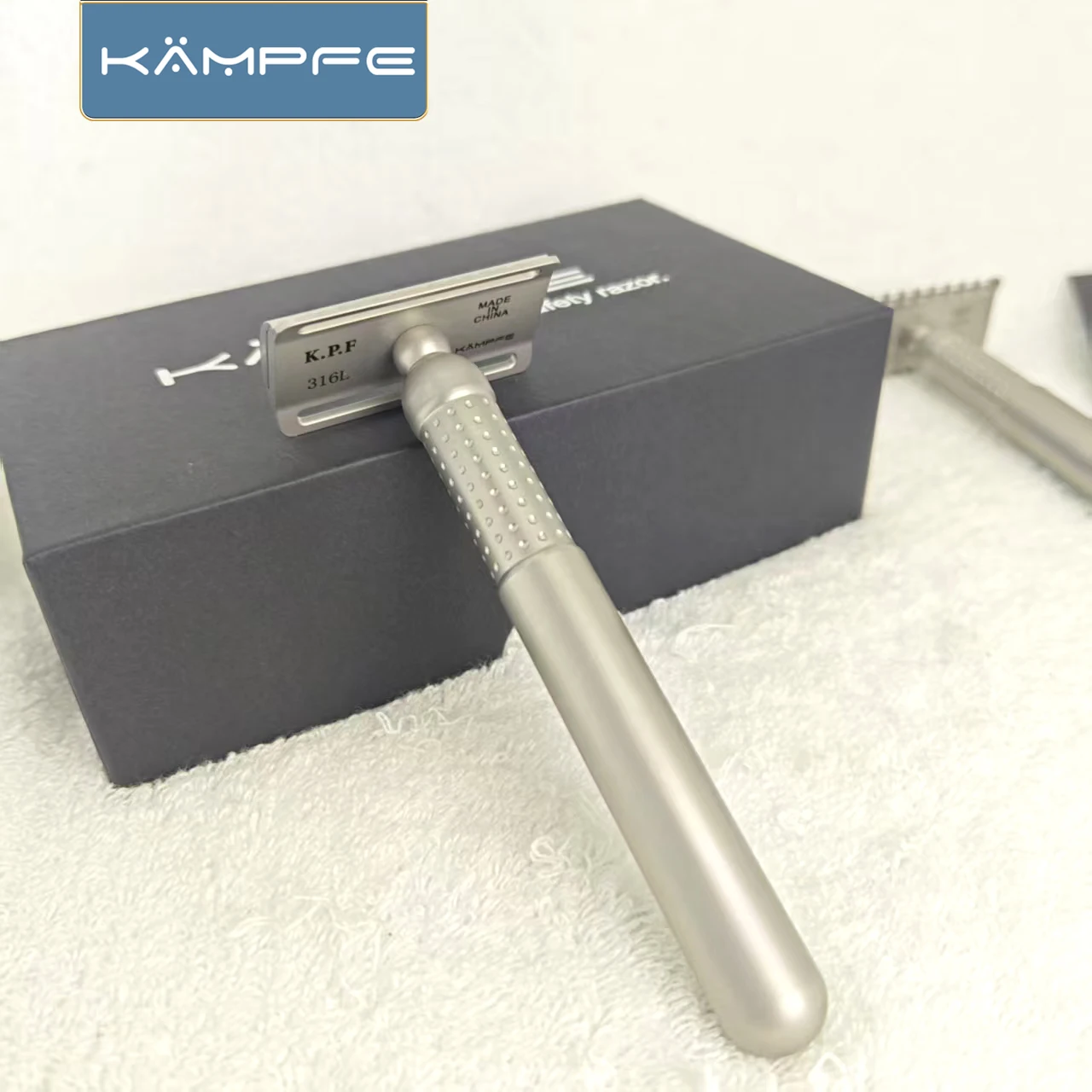 KAMPFE - Maquinaria CNC para afeitadoras de seguridad de acero inoxidable, con 5 cuchillas, herramientas para hombre