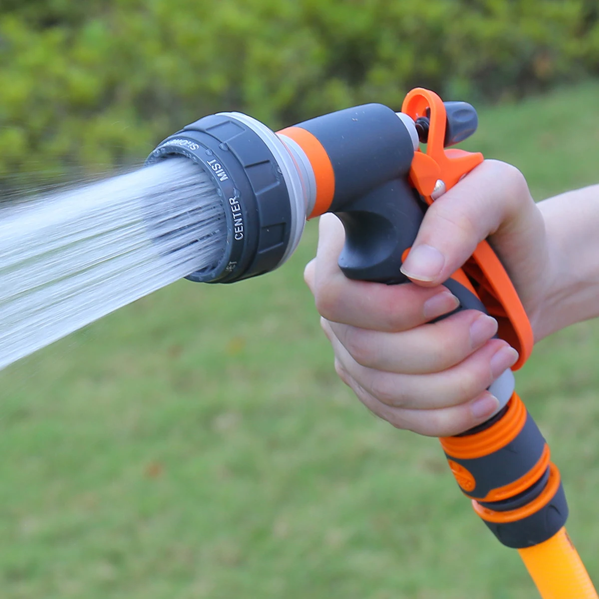 Spray de riego para el hogar, juego de pistola pulverizadora de jardín de alta presión, aspersor de lavado de coches en el suelo para riego de jardín