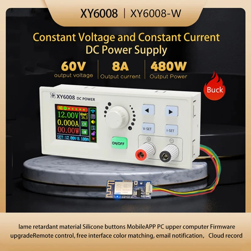 XY6008 XY6008-W Fuente de alimentación regulada por CC Módulo reductor CNC Potencia estabilizada CC ajustable Voltaje constante Corriente constante
