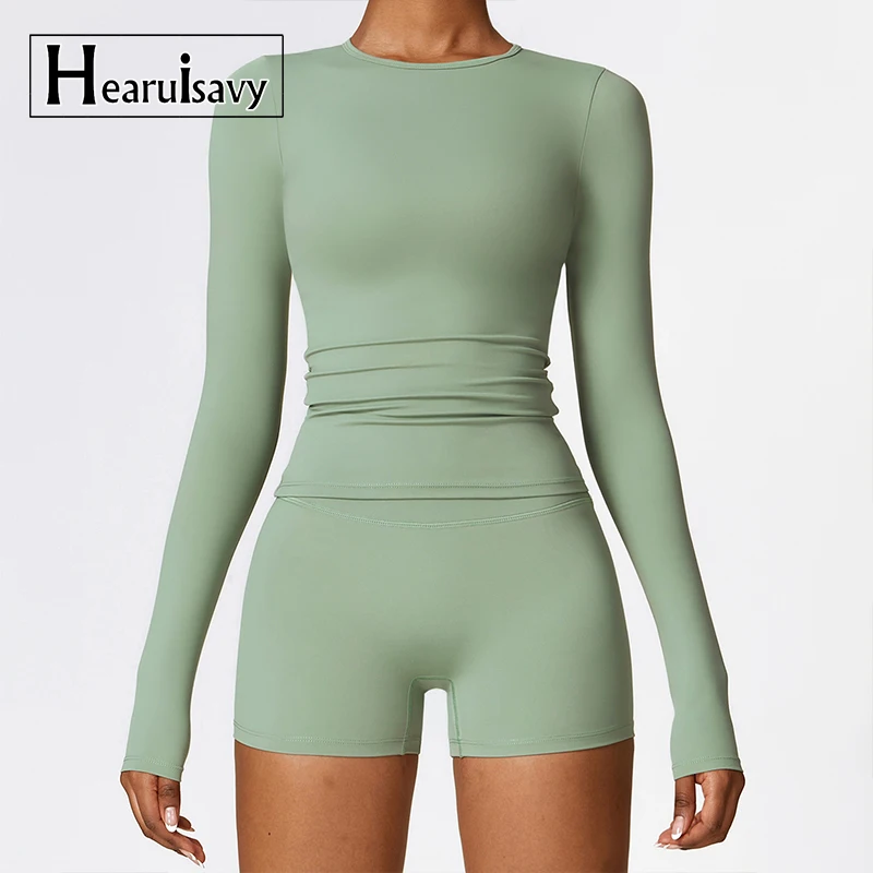 Camisa deportiva de manga larga para mujer, ropa de Yoga de secado rápido, Top de gimnasio, camiseta transpirable para Fitness y Yoga, ropa deportiva, Top de entrenamiento para mujer