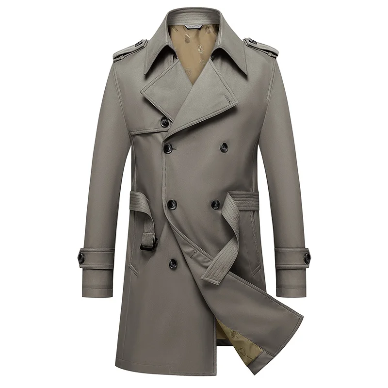 Gabardina clásica para hombre, talla 8XL, cortavientos de alta calidad, estilo informal de negocios, abrigo cortavientos para hombre, ponchos extragrandes