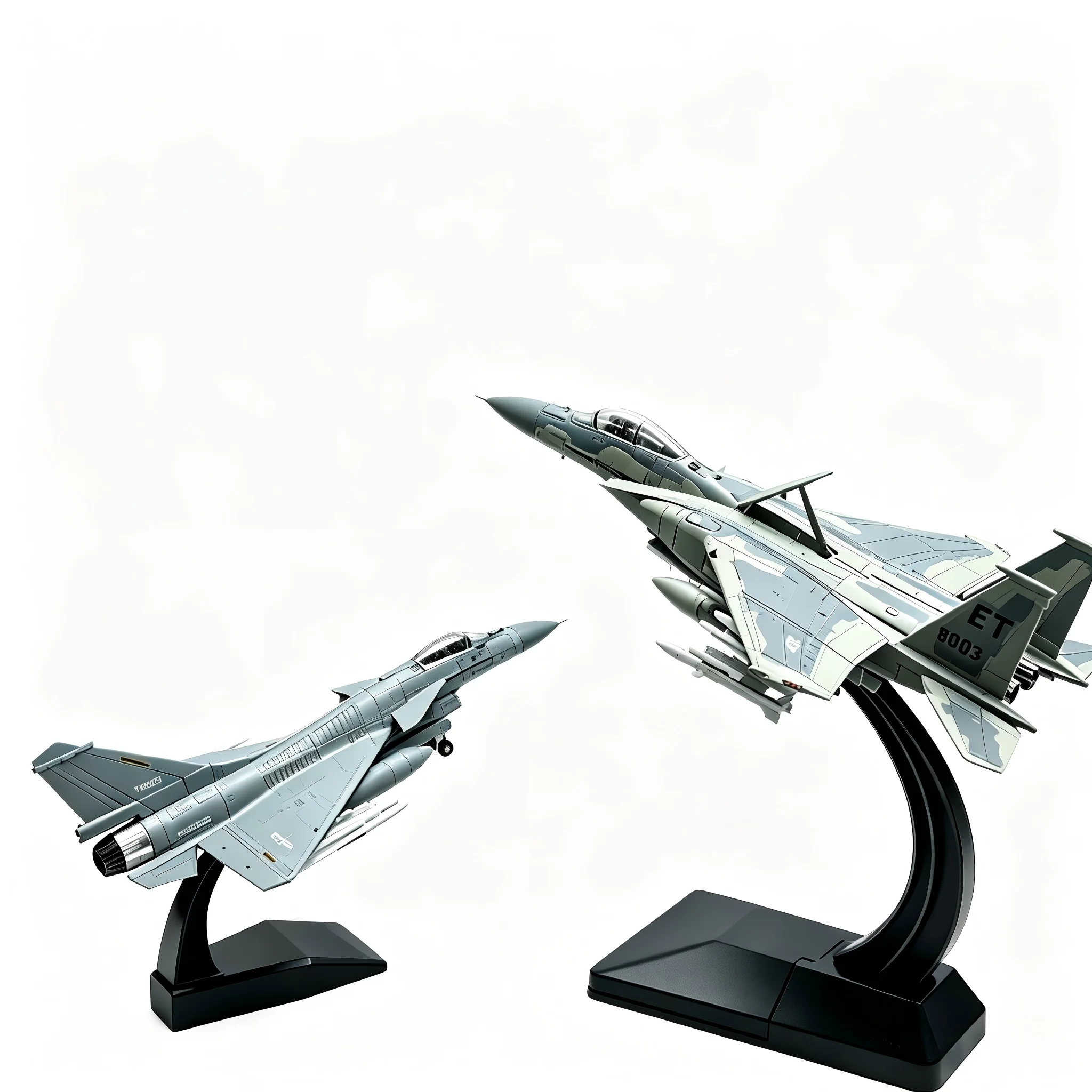 Modelo de Avión de Combate a Escala 1:72, de Plástico, Ensamblaje Rápido, Réplica de Aviones F-15 Eagle y J-10, Colección de Aviones Militares para Exhibición