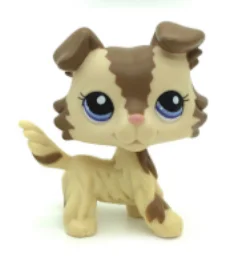 LPS CAT Rare Pet Shop Toys Stands Figuras de Colección Antiguas de Animales Adorables: Gato de Pelo Corto, Gatito, Cachorro Husky, Perro, Zorro
