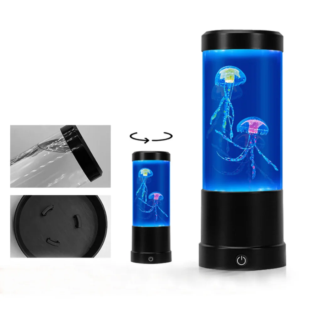 Lámpara de medusa que cambia de Color, luz nocturna de mesa alimentada por Usb/batería, regalo para niños, decoración del hogar y dormitorio, regalos de cumpleaños para niños y niñas